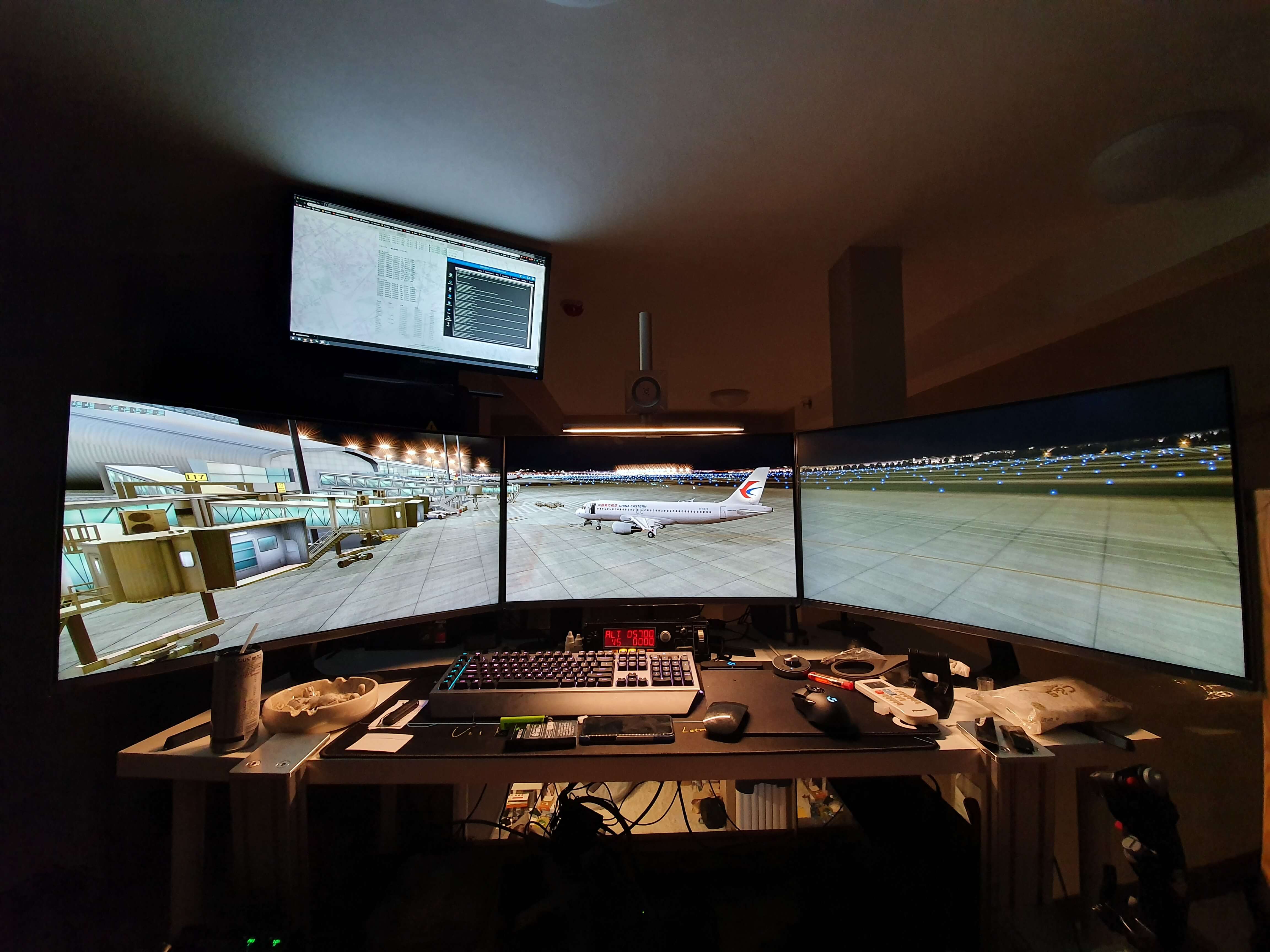 xplane11组三联屏-6448 