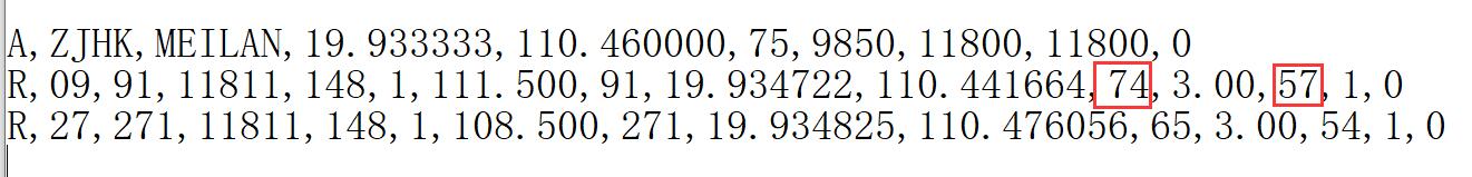 求教大神指点430导航数据中几个字符串的含义-1239 