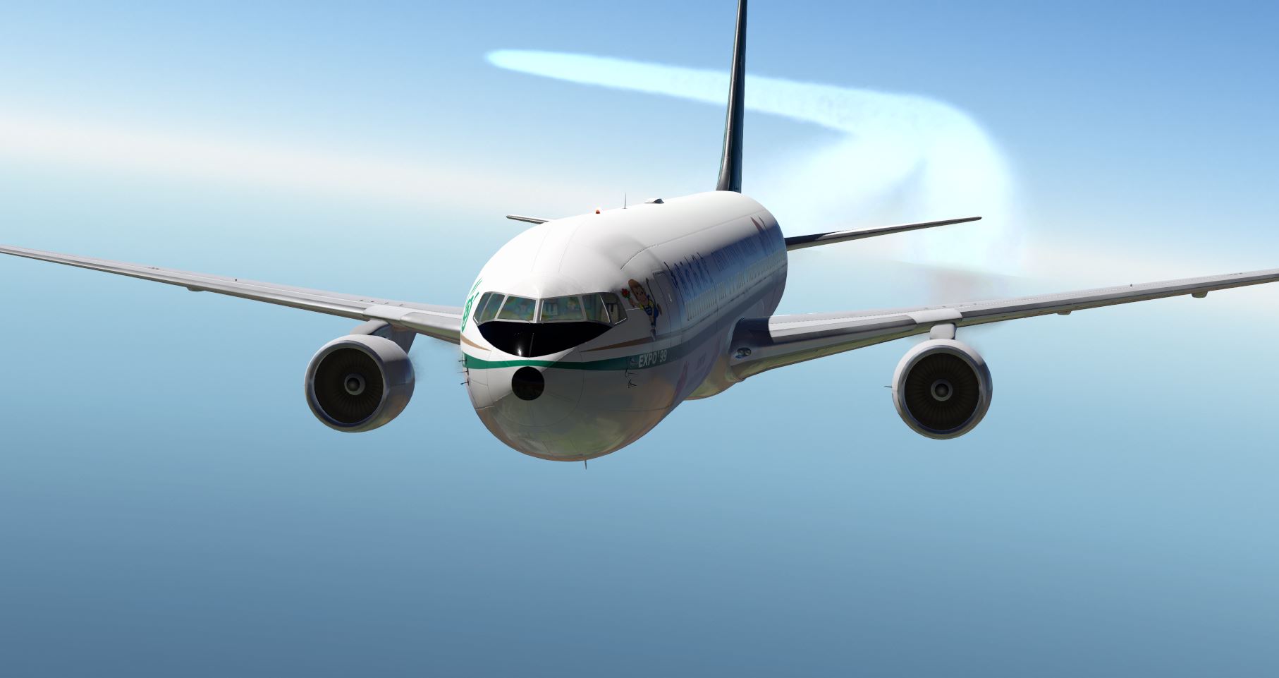 Flightfactor 767-300ER 云南航空99世博涂装-4585 