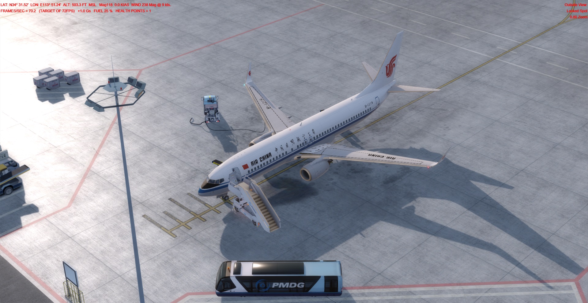 [P3Dv4.5]NGXu-经停绕机检查-2719 