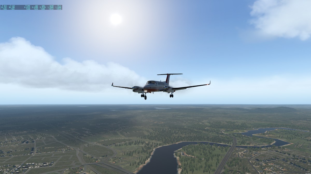 X-Plane11， Airfoillabs King air (空中国王）350美图-3988 