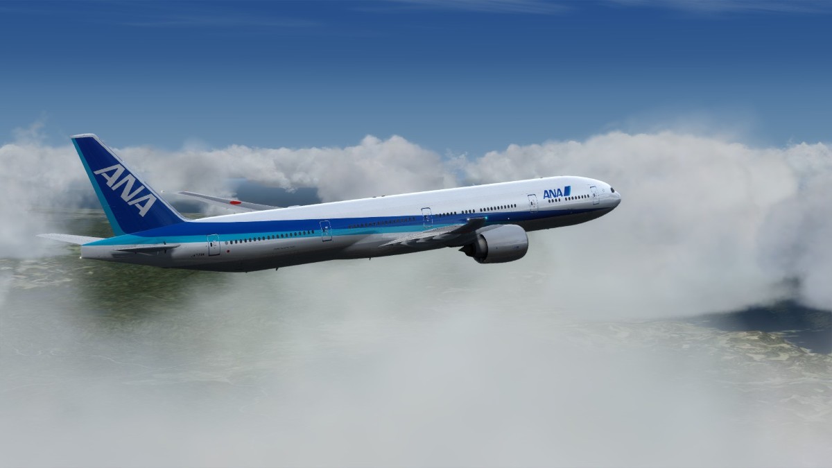 ANA 77W RJTT试飞-3447 