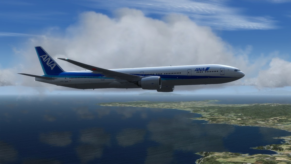 ANA 77W RJTT试飞-4442 