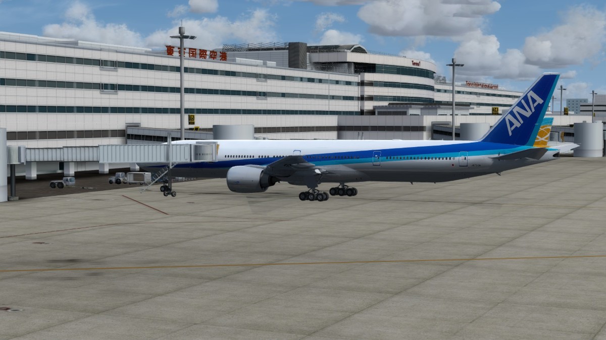 ANA 77W RJTT试飞-5848 