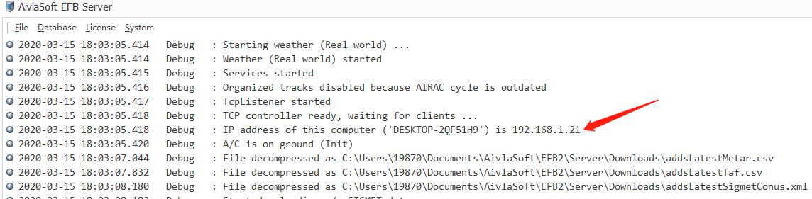 Aivlasoft EFB v2远程连接问题-3868 
