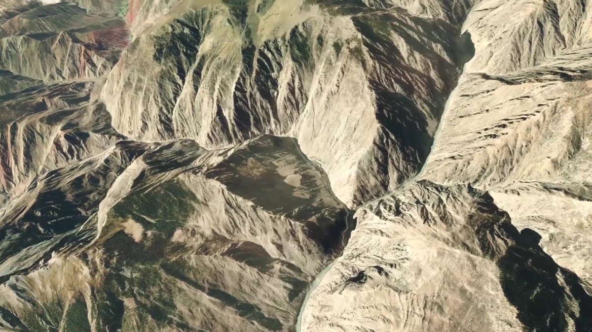 【X-Plane11鸟瞰中国】川藏线（南线）318国道沿途风景-6414 