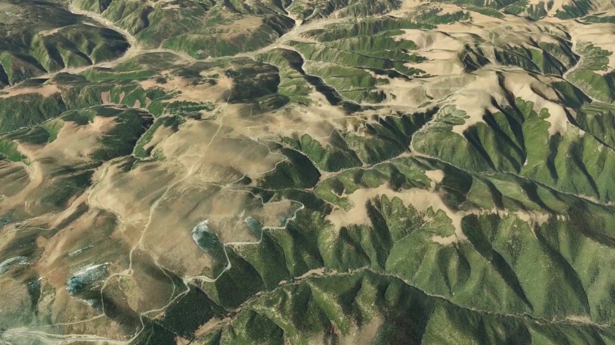 【X-Plane11鸟瞰中国】川藏线（南线）318国道沿途风景-9868 