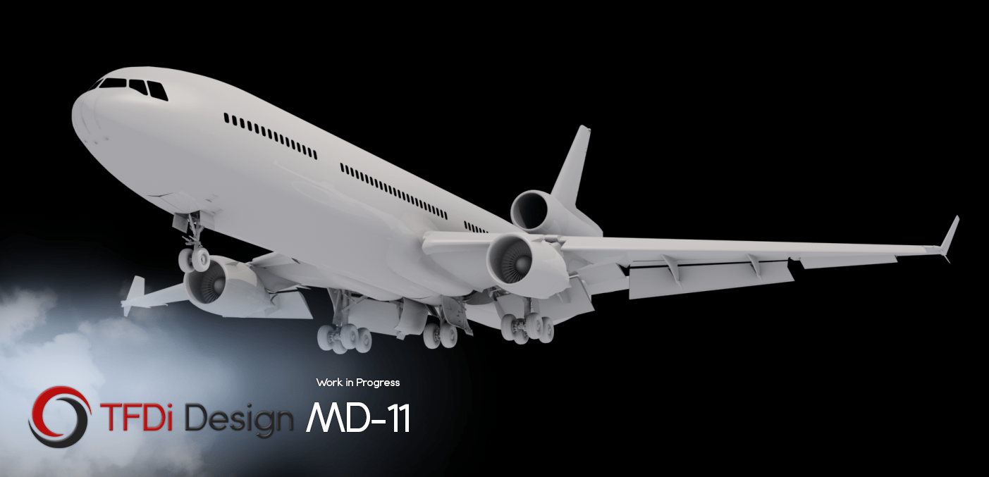 TFDi宣布P3D平台的MD-11-6626 