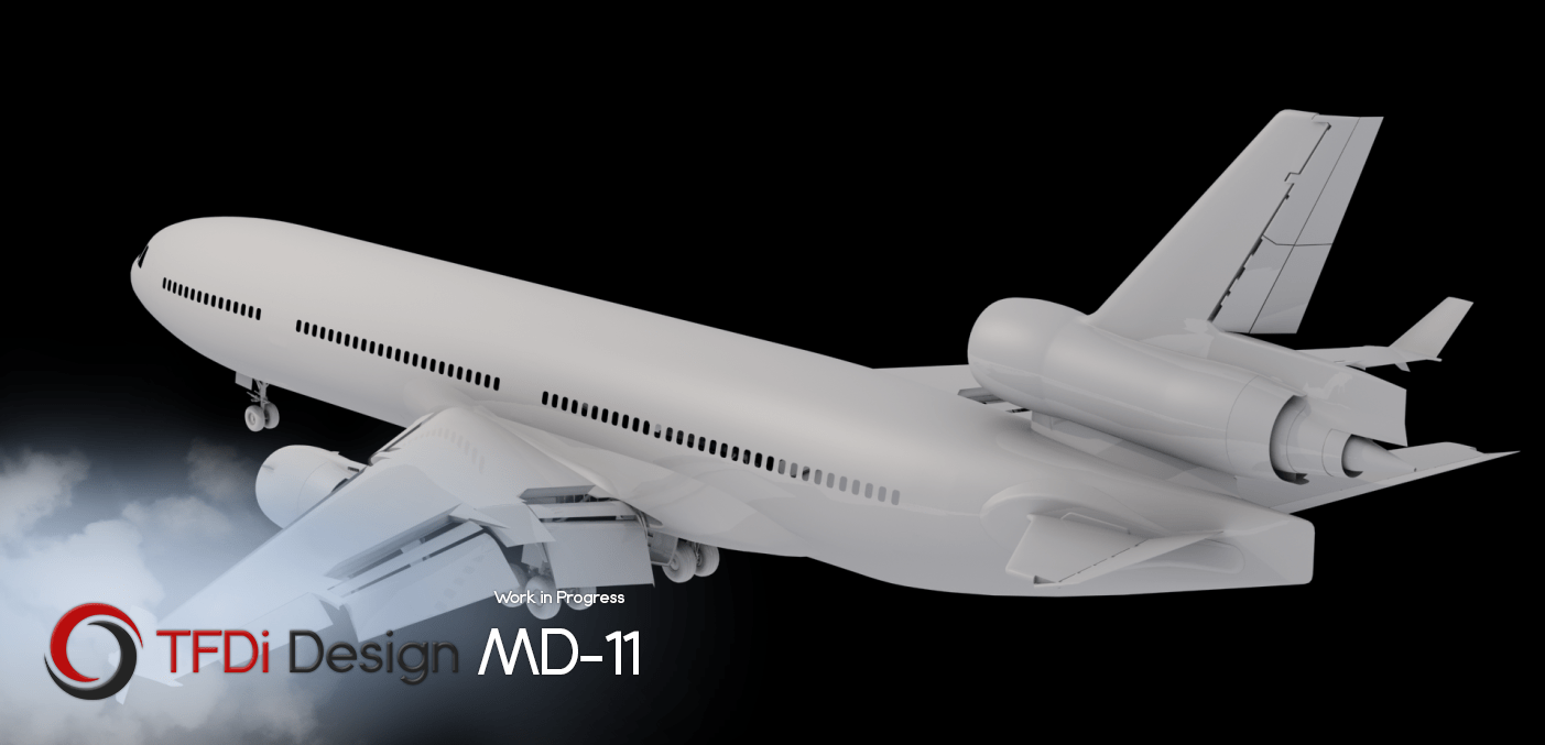 TFDi宣布P3D平台的MD-11-3244 