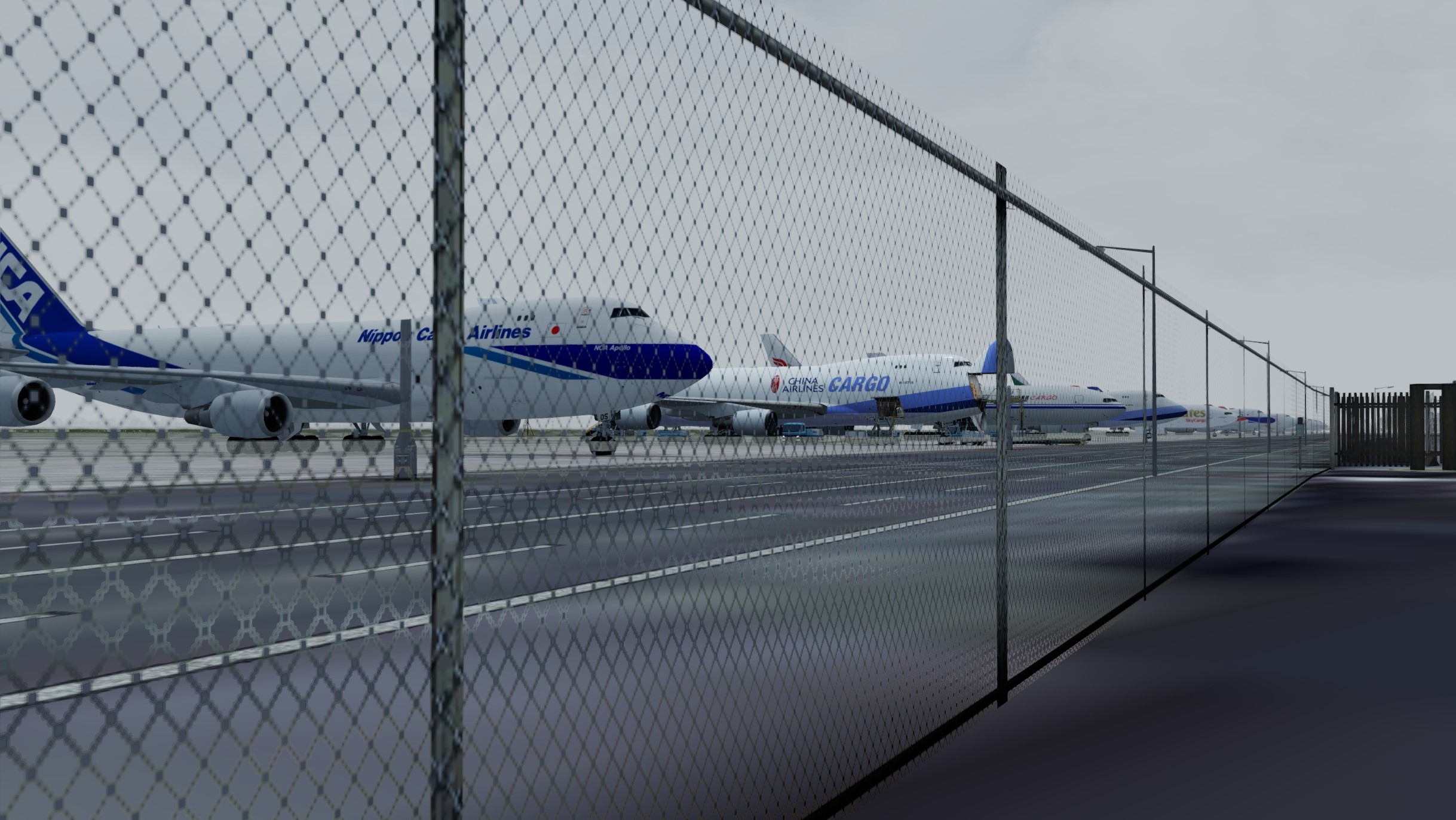 升级P3Dv5后PMDG747首飞-3746 