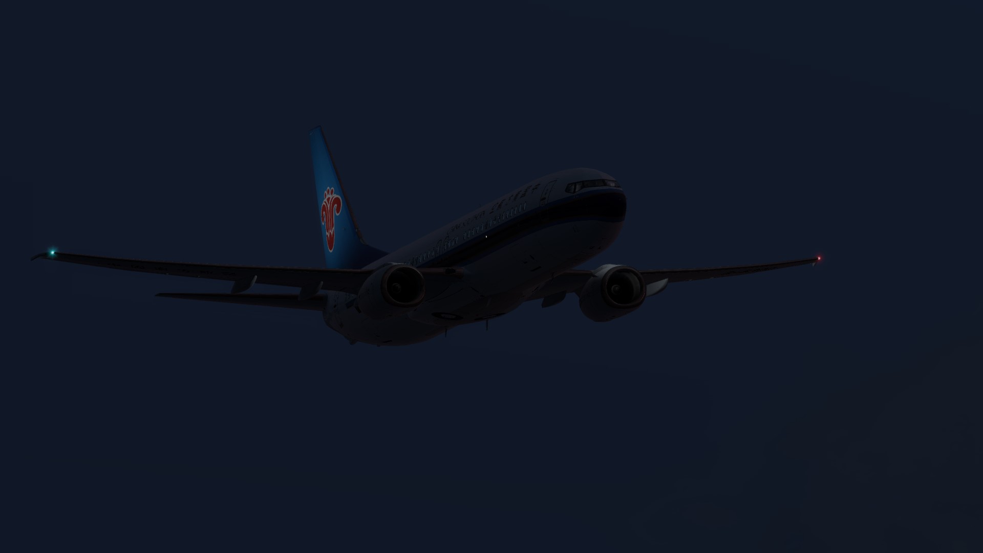 737NGXu试飞-9871 