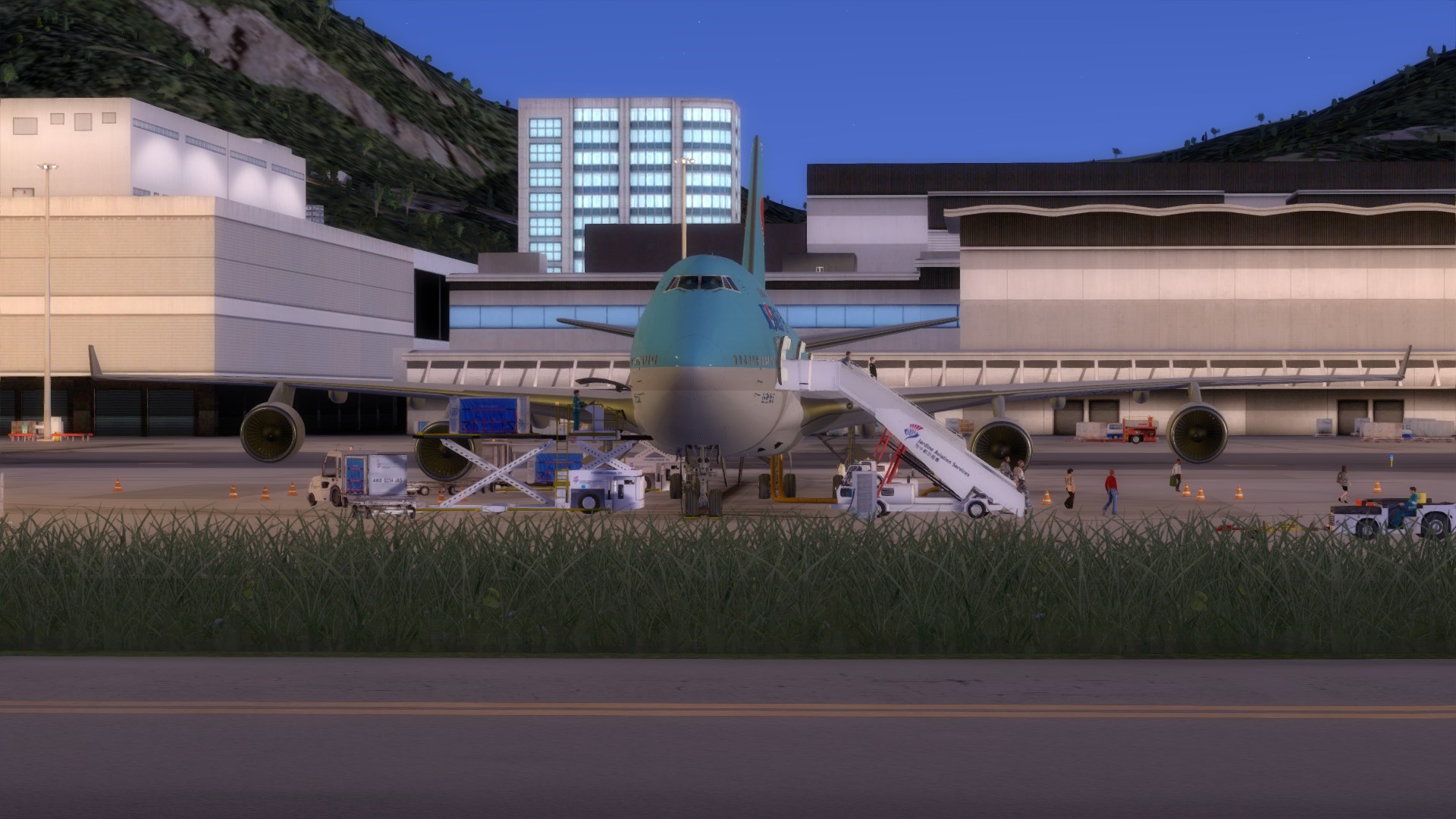 747-4B5，VHHH下客-5315 
