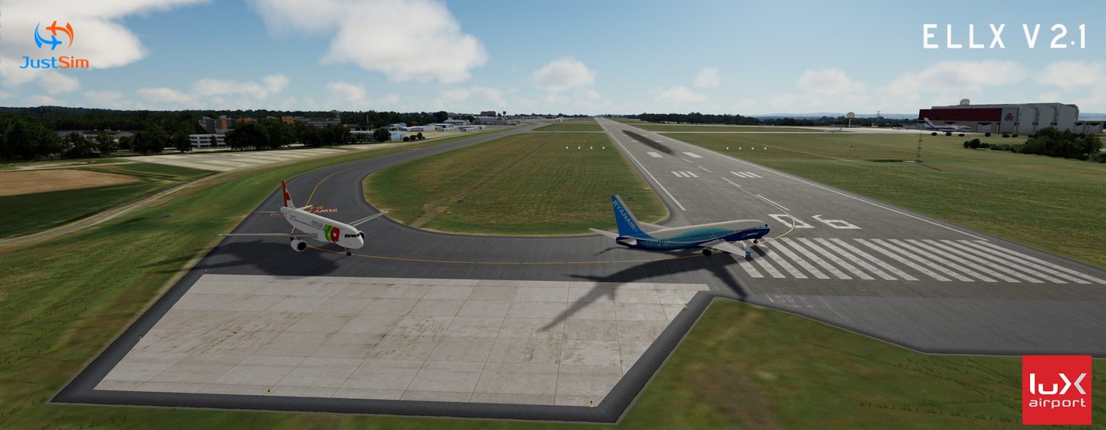 JustSim Luxembourg Findel Airport V2.1 for P3D 发布-9794 