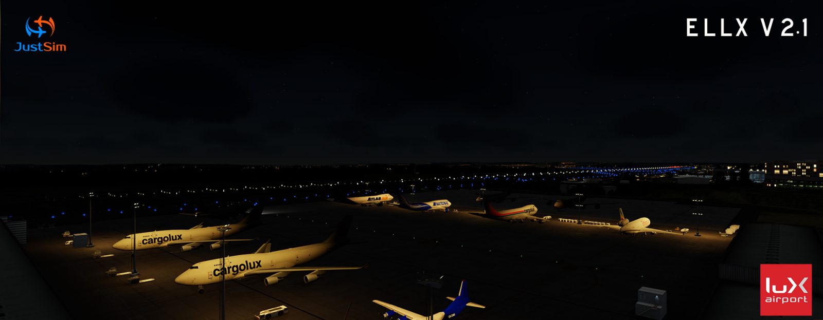 JustSim Luxembourg Findel Airport V2.1 for P3D 发布-176 