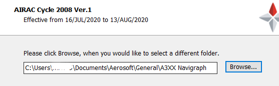 AEROSOFT - 空客 A318-A319-A320-A321V1.3.1.0导航2008数据安装不进去？-9568 