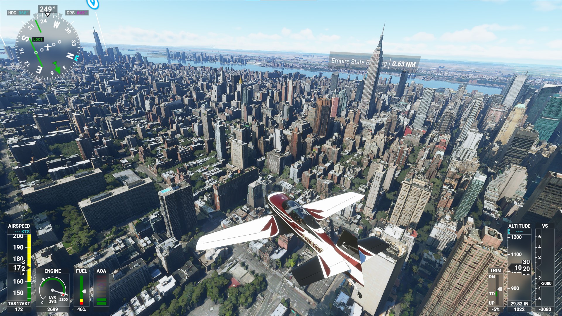 MSFS2020 你们第一站飞哪？内含深圳、香港、纽约、上海截图-7008 