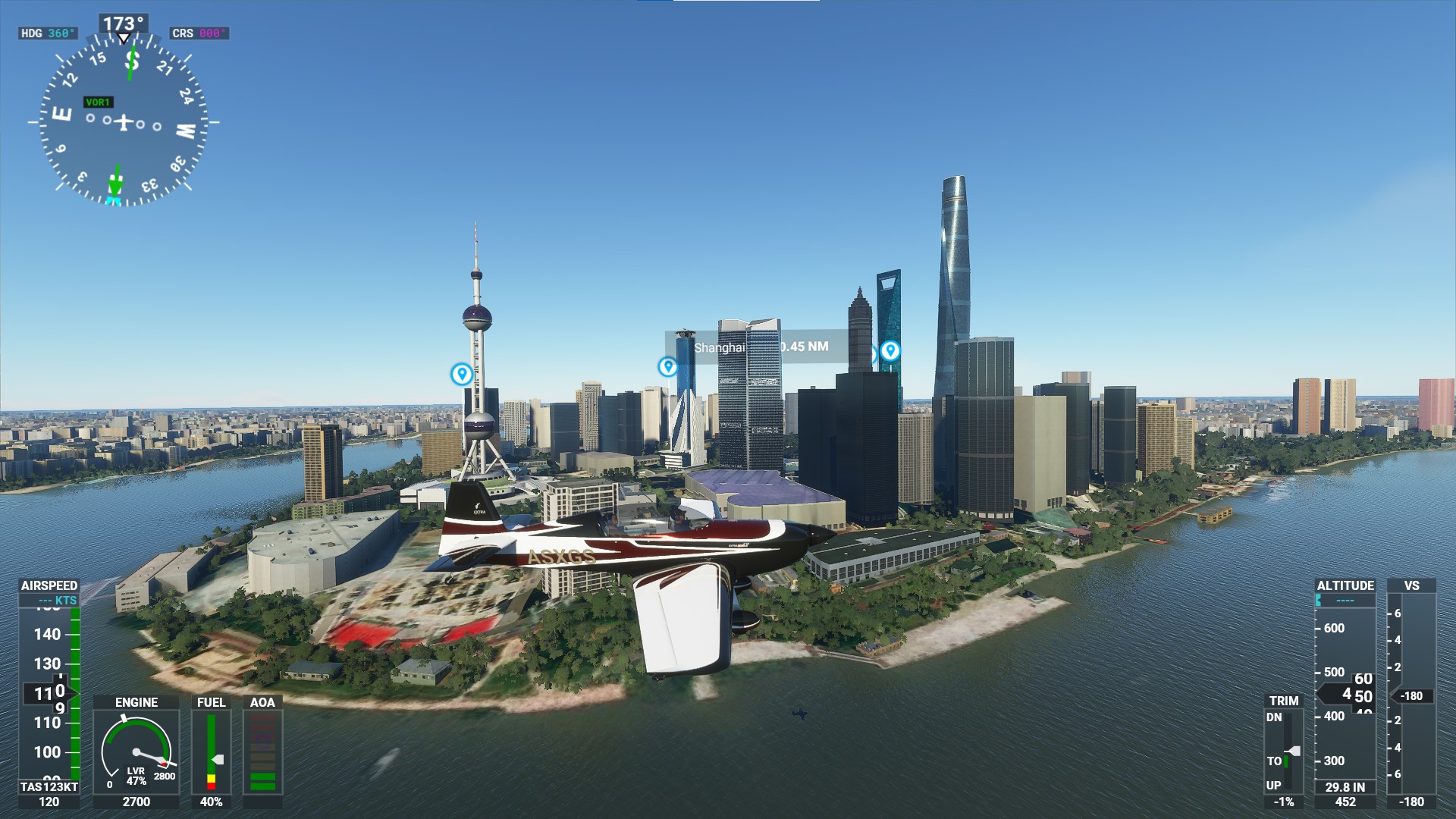MSFS2020 你们第一站飞哪？内含深圳、香港、纽约、上海截图-8963 