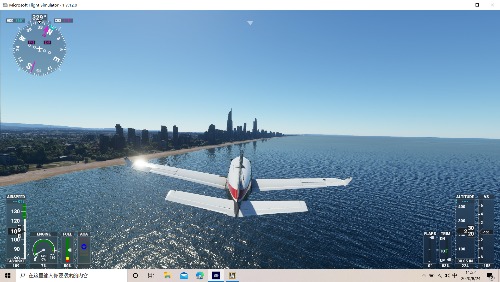 微软模拟飞行2020里的澳大利亚黄金海岸-6917 