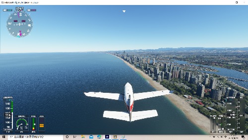 微软模拟飞行2020里的澳大利亚黄金海岸-8386 