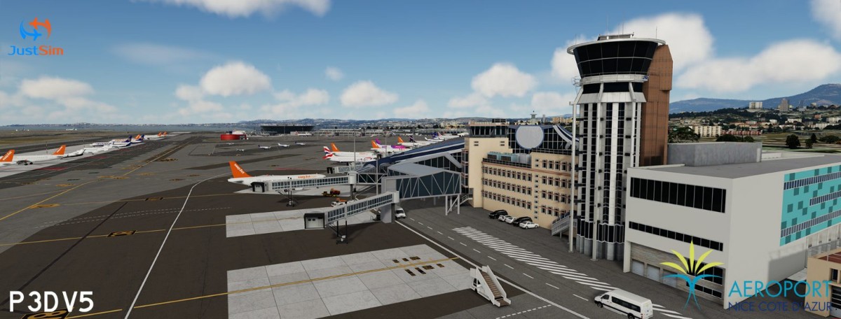 法国尼斯机场V2 P3D V5-8047 