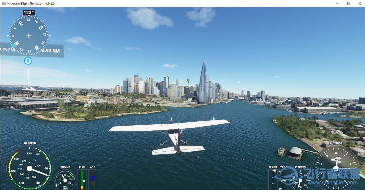 微软模拟飞行2020安装了orbx的悉尼-5910 
