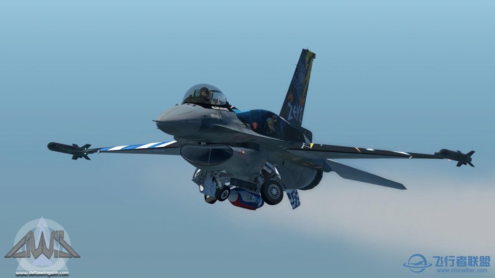 DeltaWing Simulations 发布 F-16C XPL-9909 