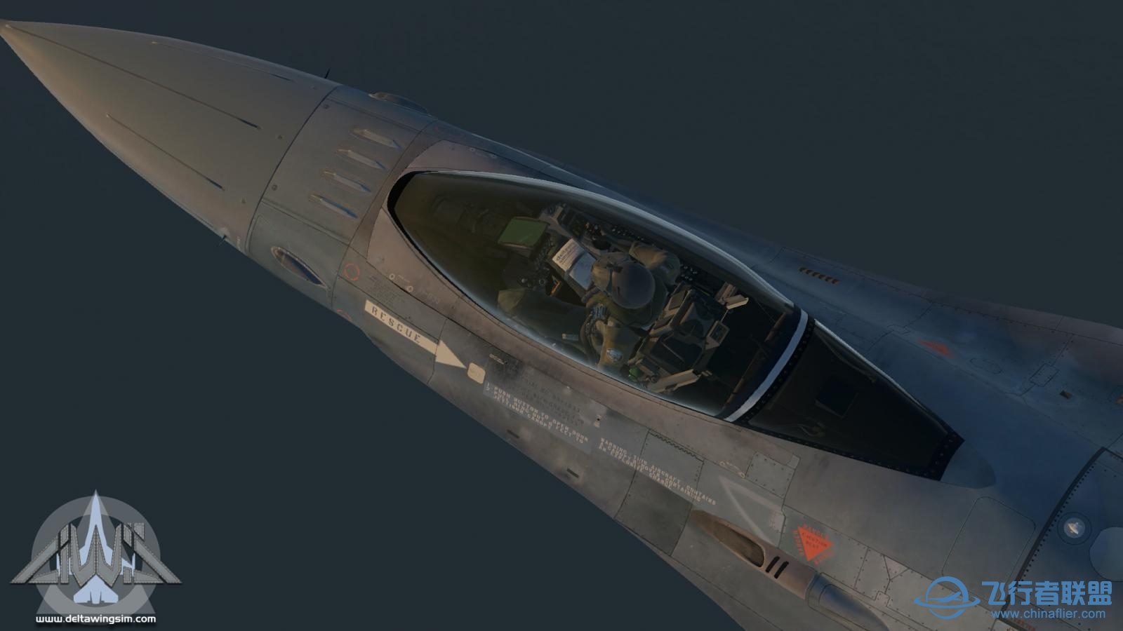 DeltaWing Simulations 发布 F-16C XPL-3730 