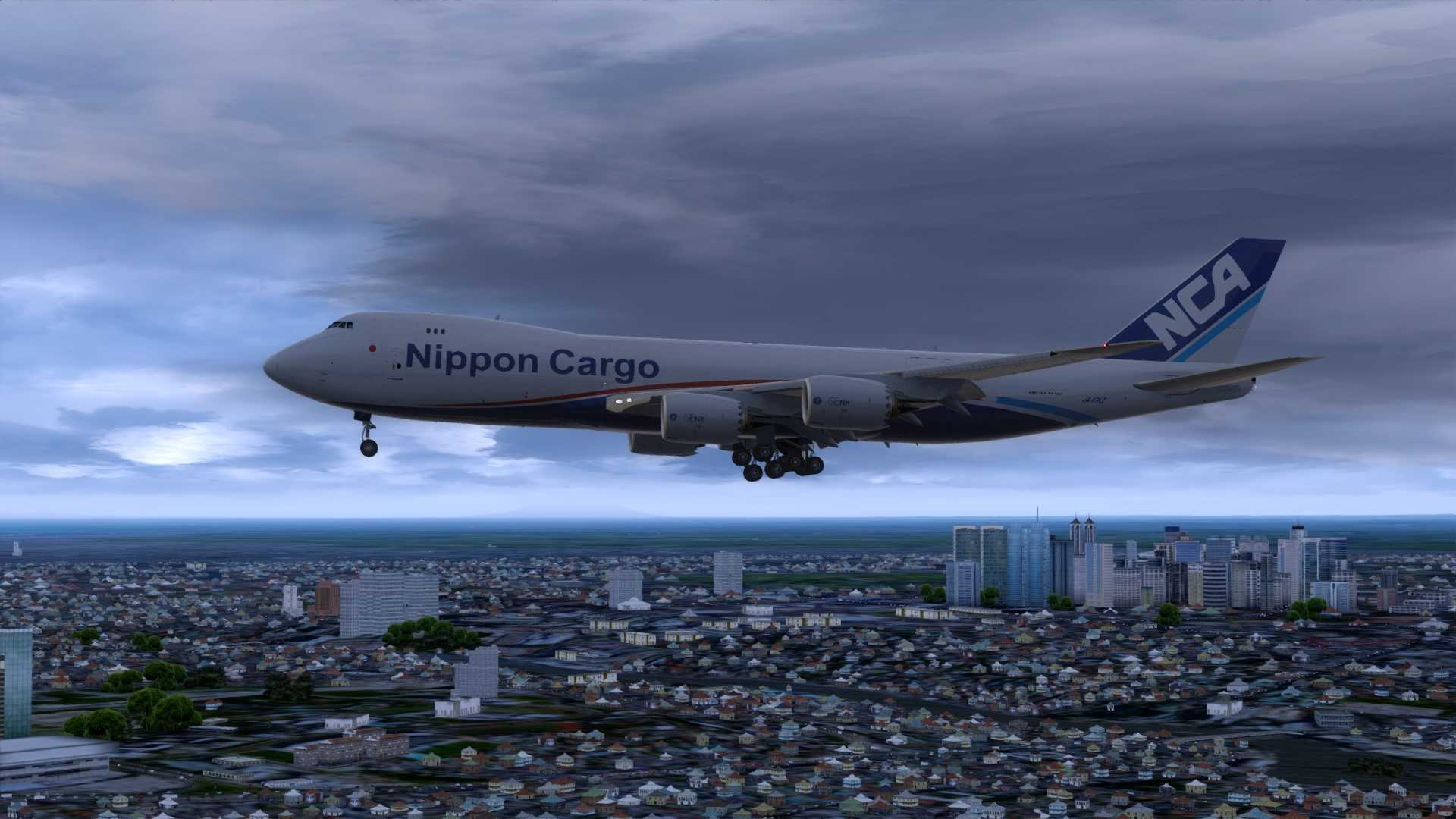 NCA 747-8F降落马尼拉-6997 