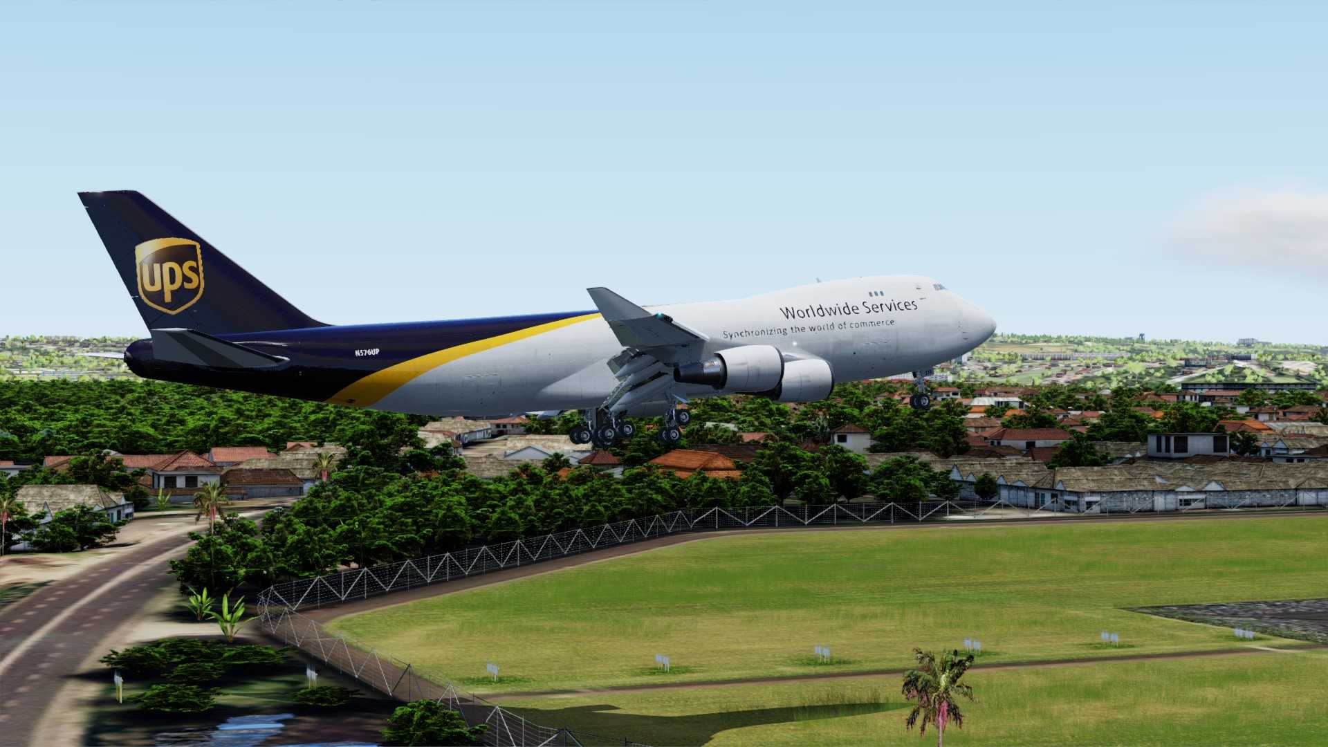 P3D V5 UPS 748F降落巴厘岛-8880 