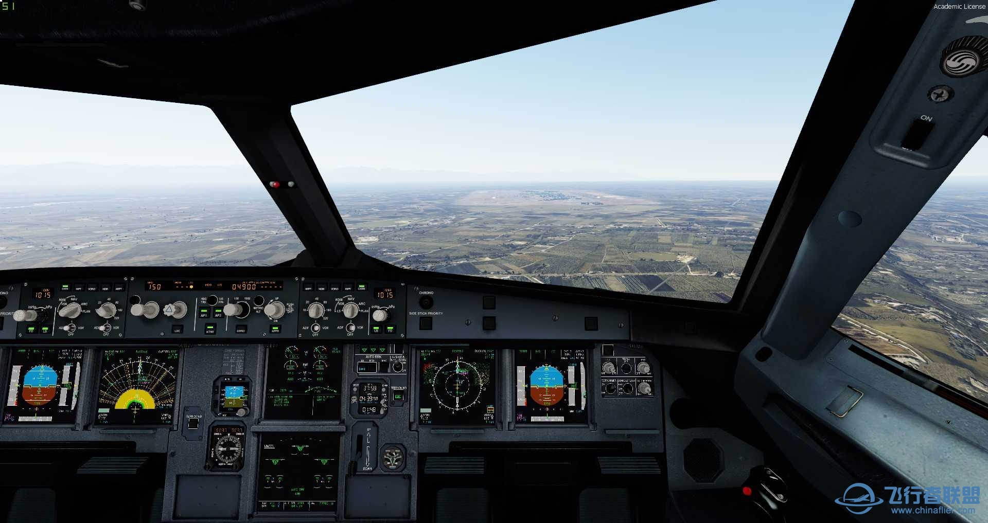 中国皇家航空CA1225 FSL321 北京-西安 P3D V5-389 