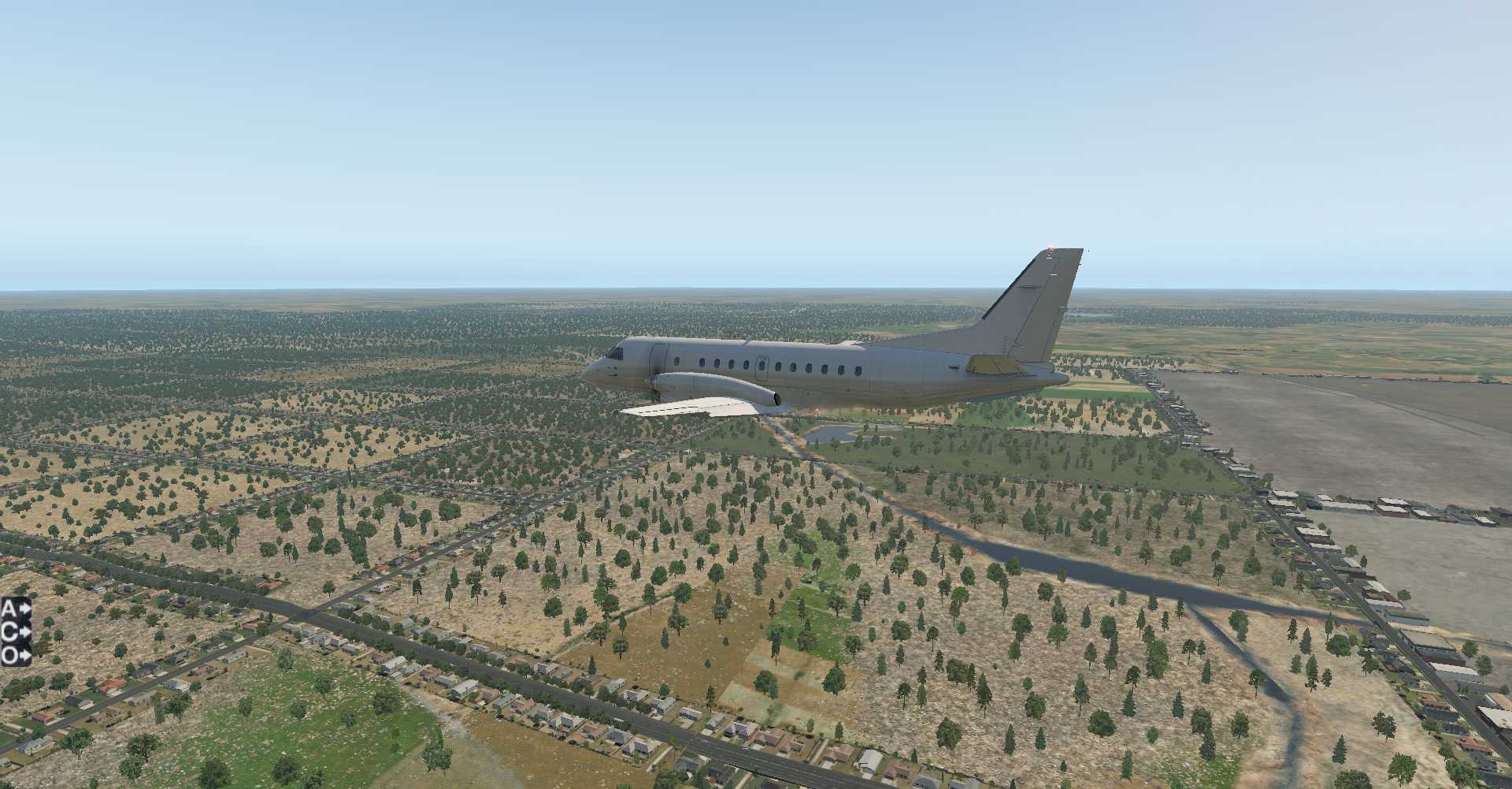 X-PLANE 11濮阳和兰考观光飞行。-7477 