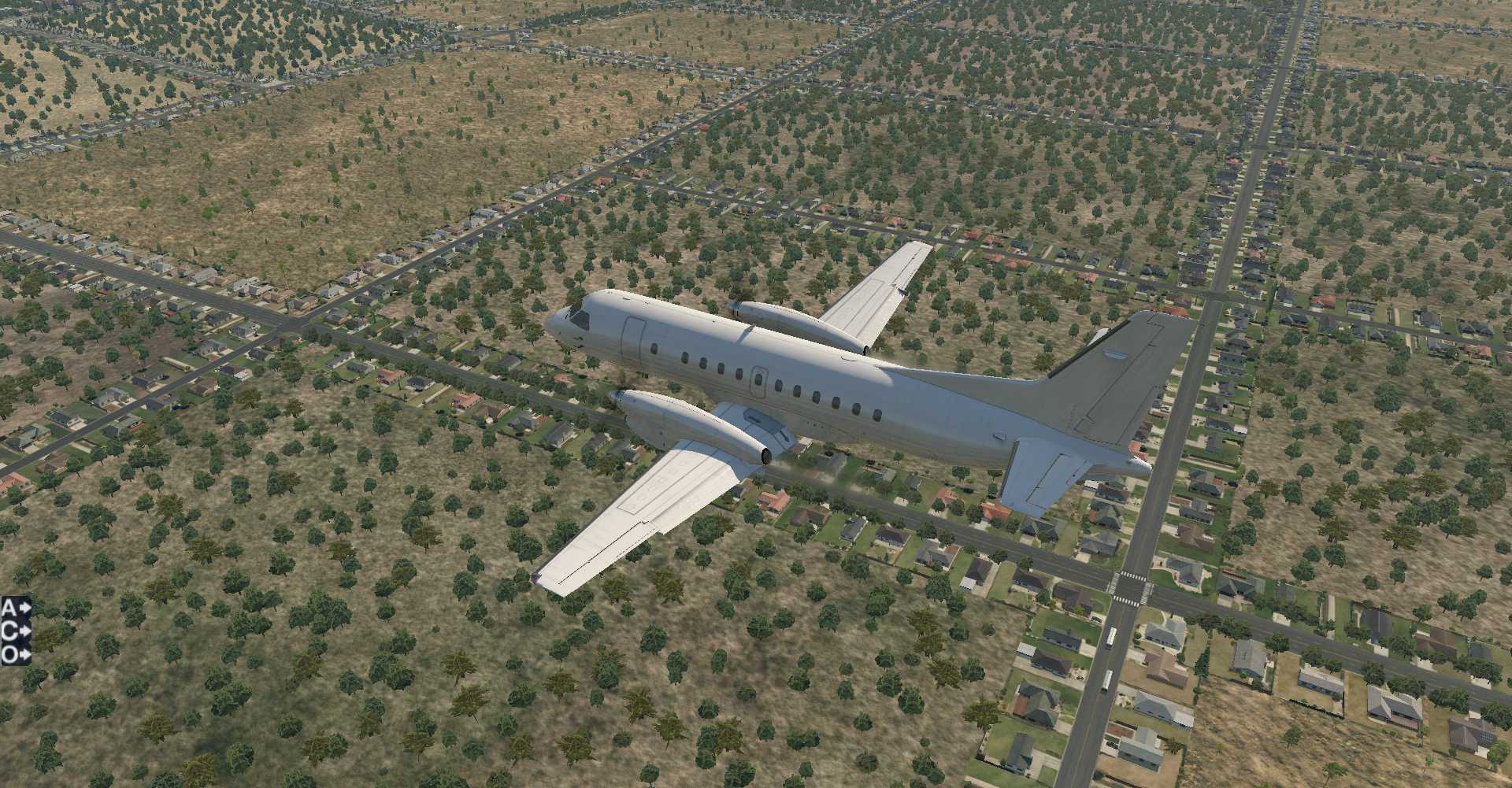X-PLANE 11濮阳和兰考观光飞行。-6179 