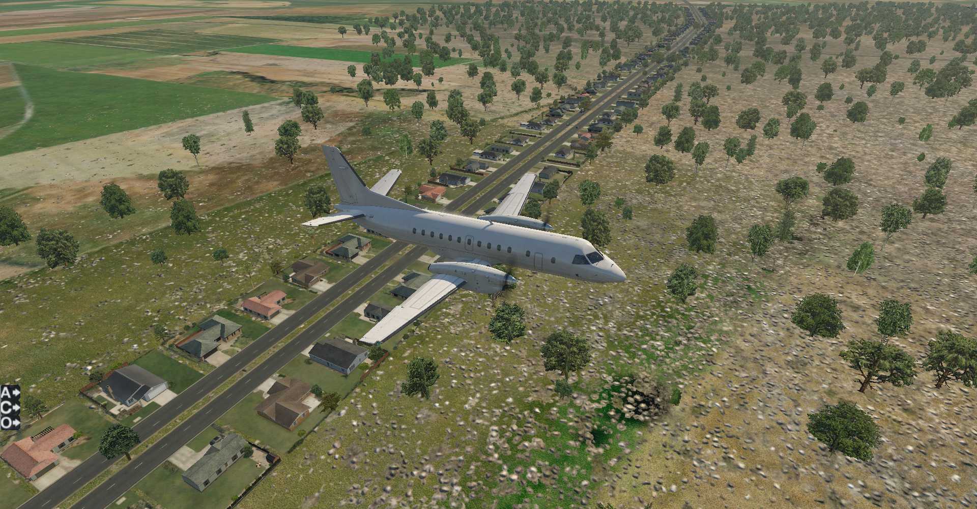 X-PLANE 11濮阳和兰考观光飞行。-2246 