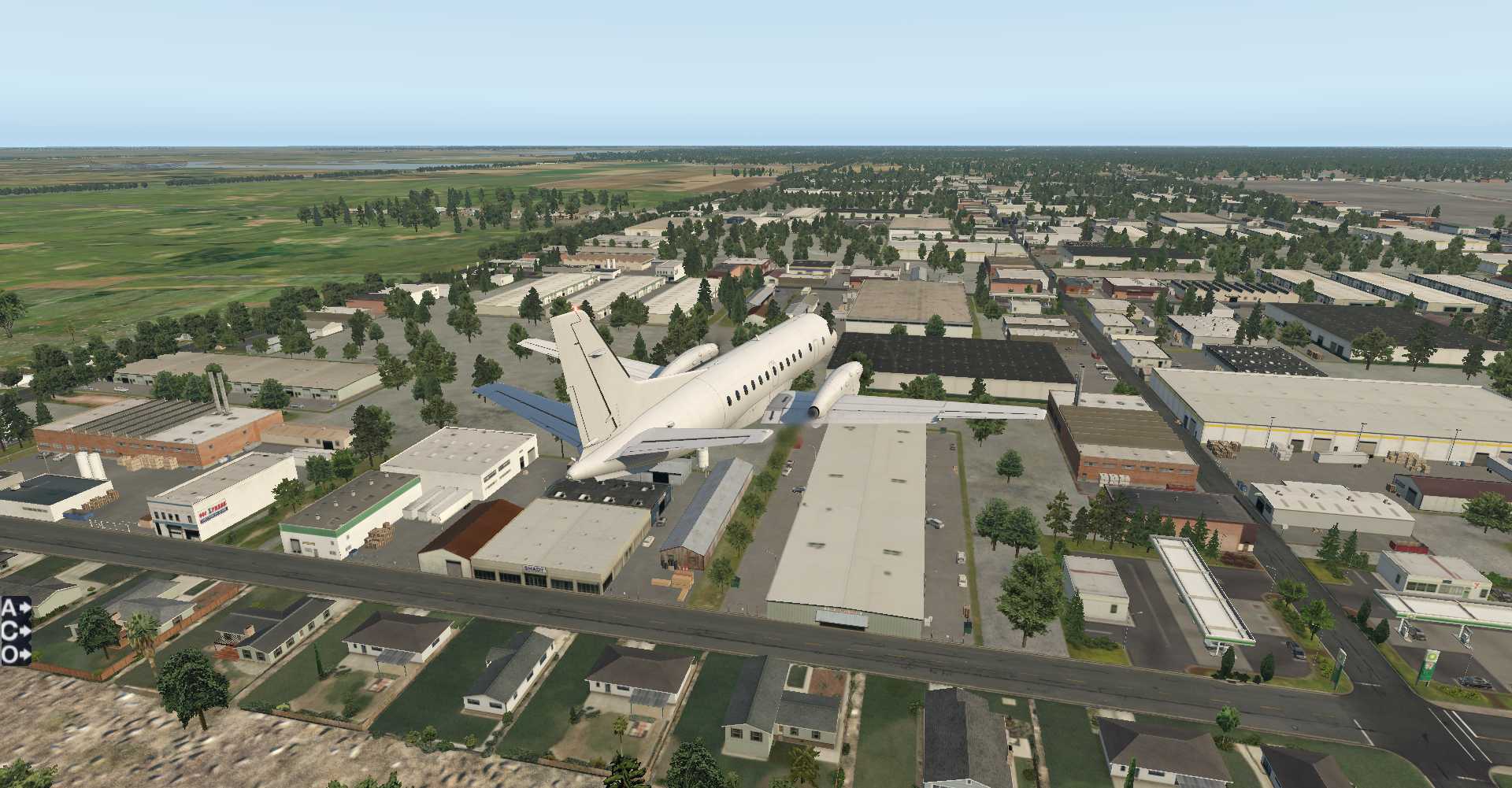 X-PLANE 11濮阳和兰考观光飞行。-8883 