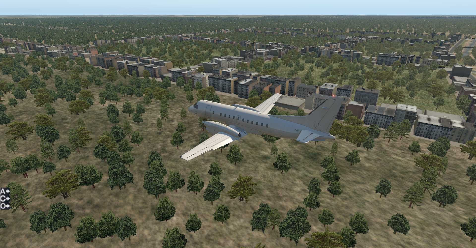 X-PLANE 11濮阳和兰考观光飞行。-2080 