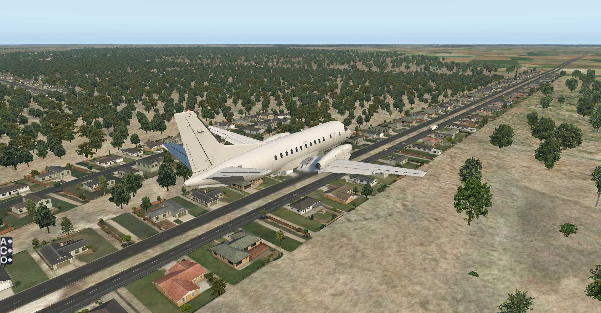 X-PLANE 11濮阳和兰考观光飞行。-2081 