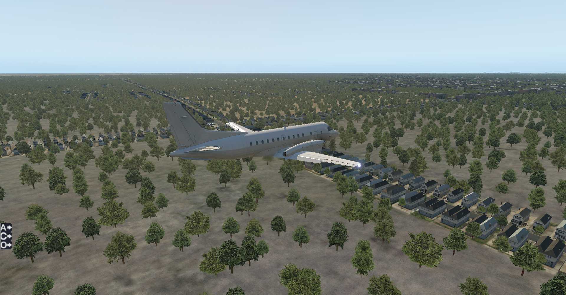 X-PLANE 11濮阳和兰考观光飞行。-7346 