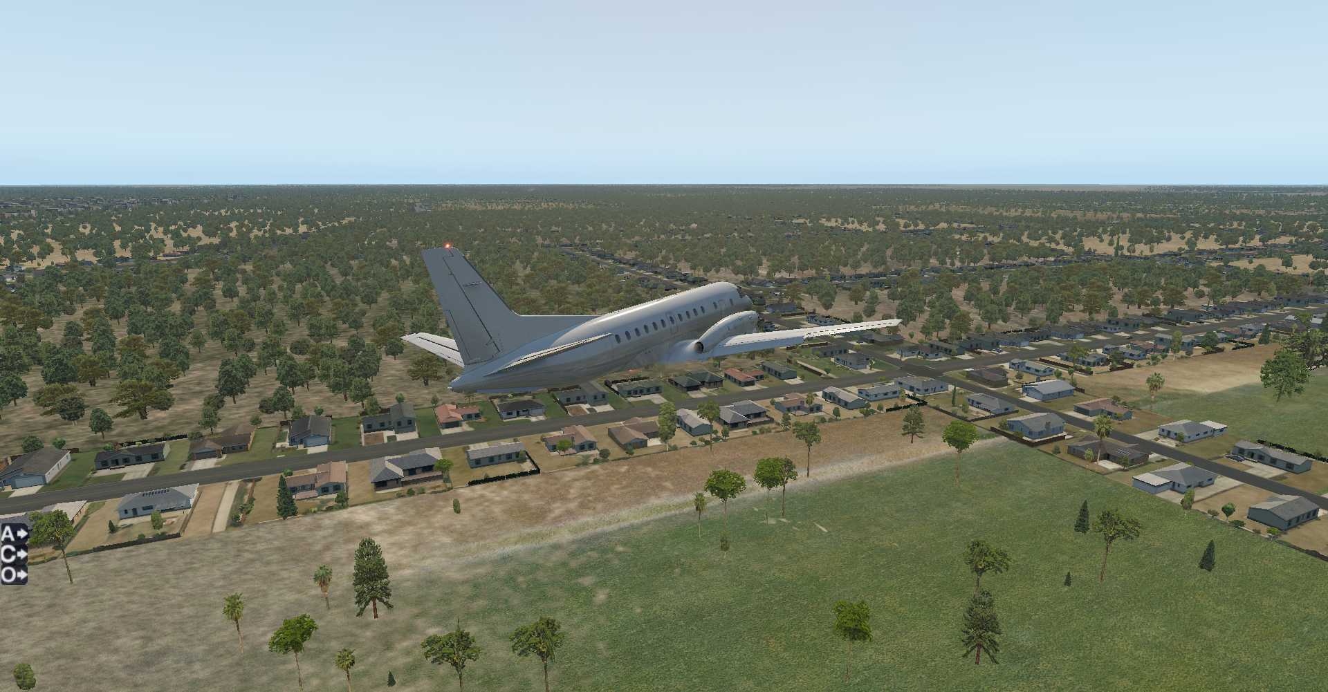 X-PLANE 11濮阳和兰考观光飞行。-5671 