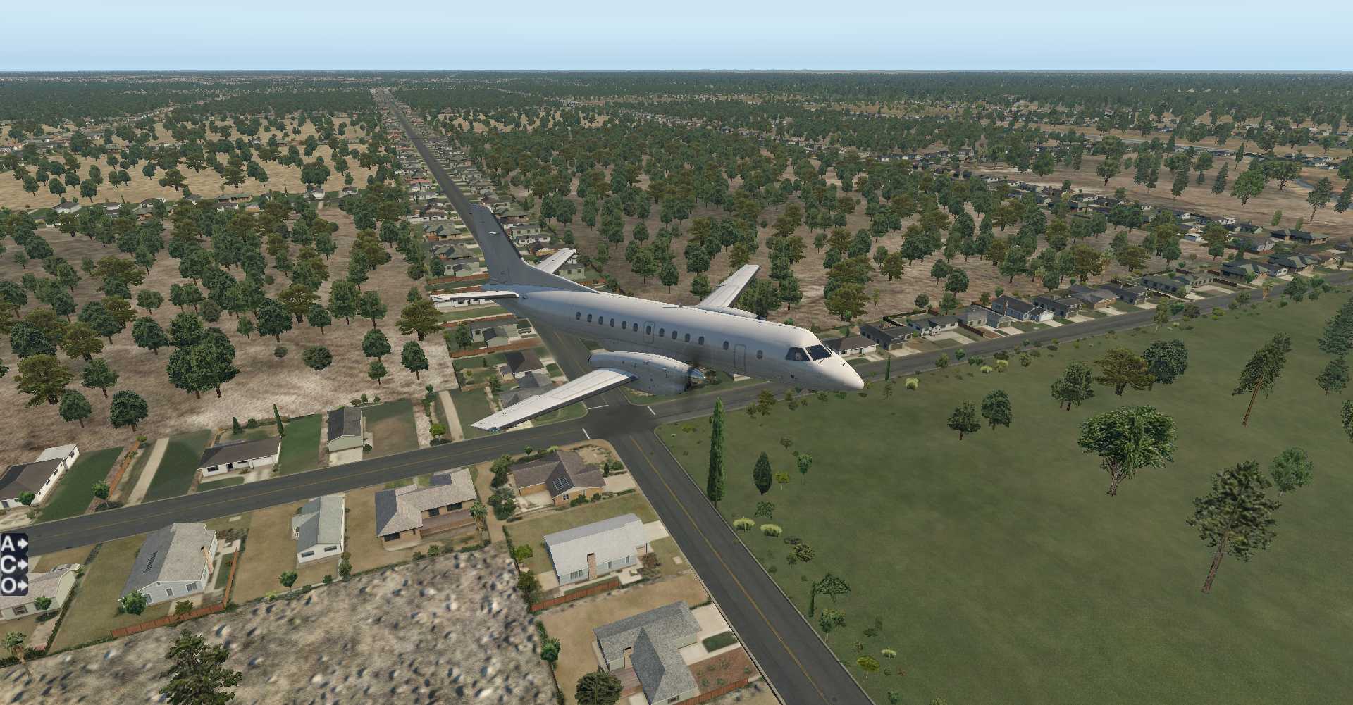 X-PLANE 11濮阳和兰考观光飞行。-4031 
