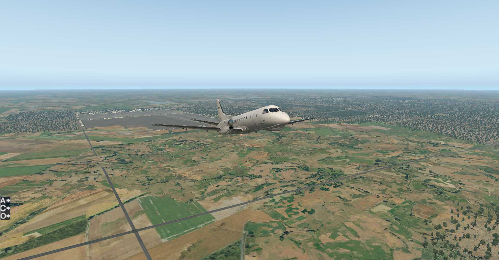 X-PLANE 11濮阳和兰考观光飞行。-8097 