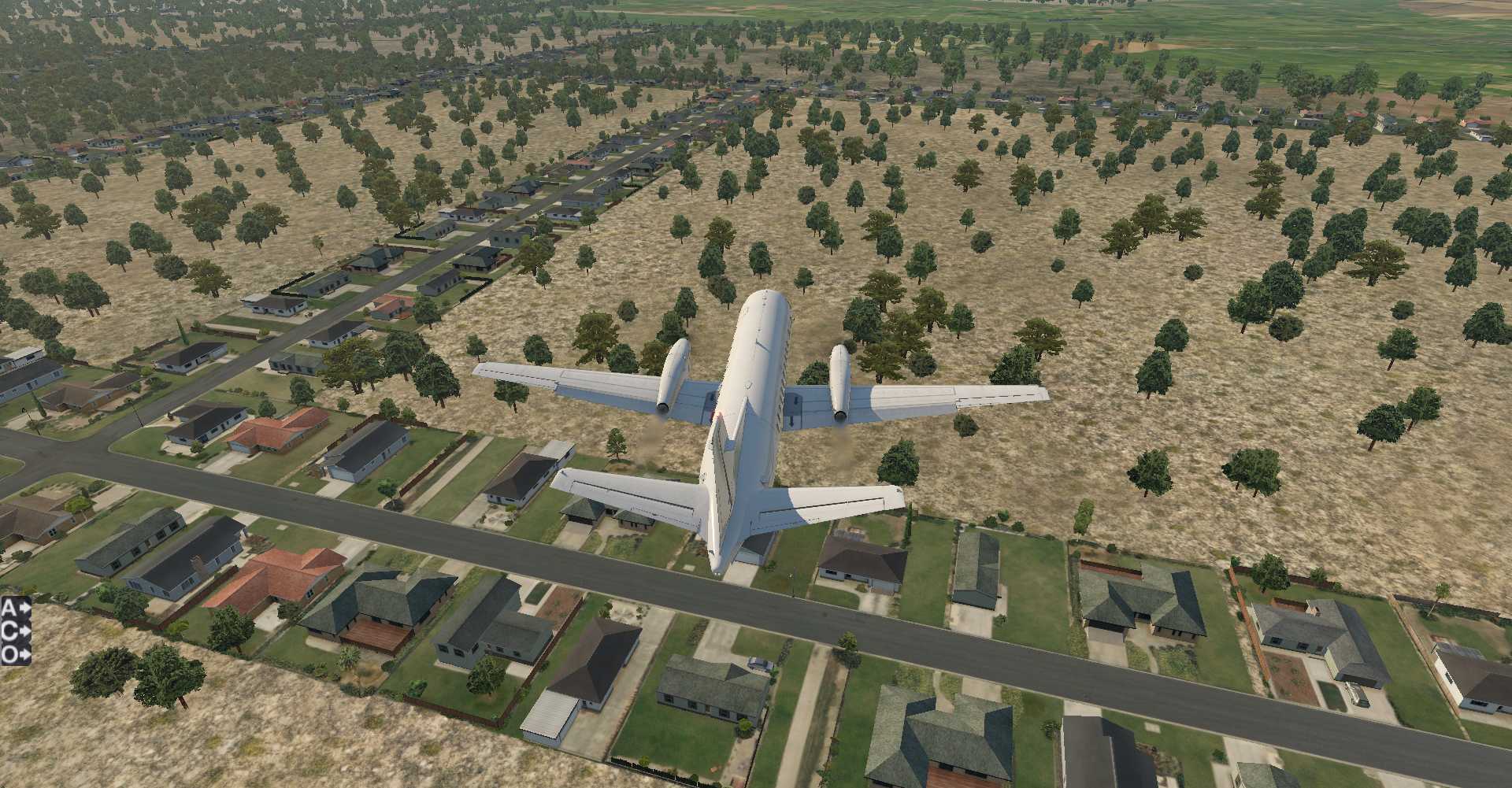X-PLANE 11濮阳和兰考观光飞行。-4676 