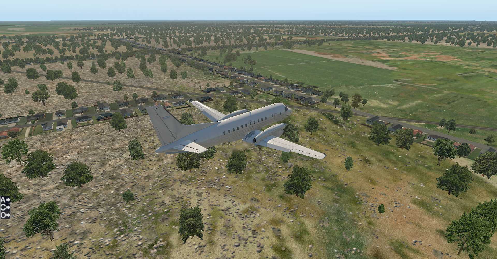 X-PLANE 11濮阳和兰考观光飞行。-6851 