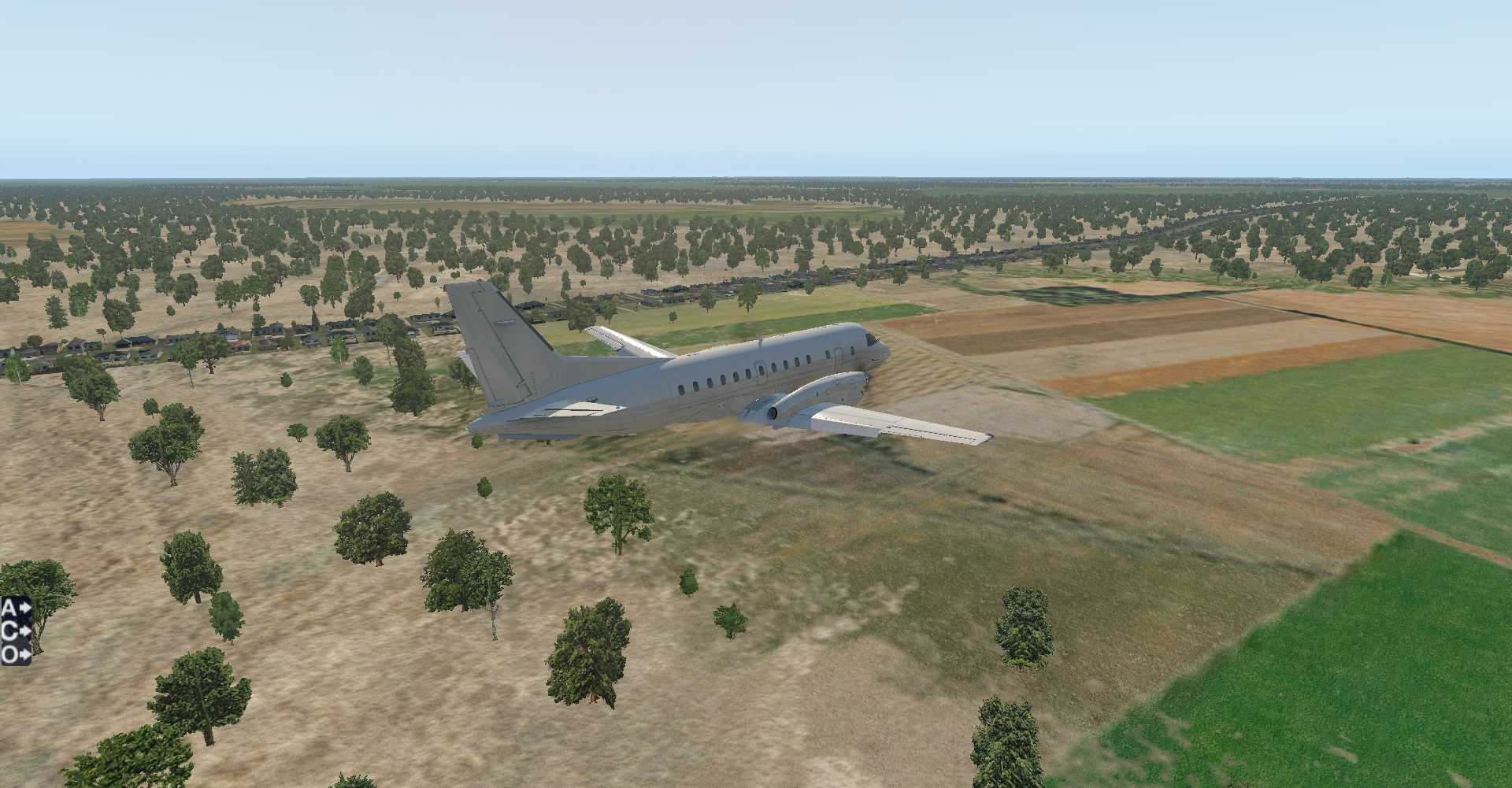X-PLANE 11濮阳和兰考观光飞行。-601 