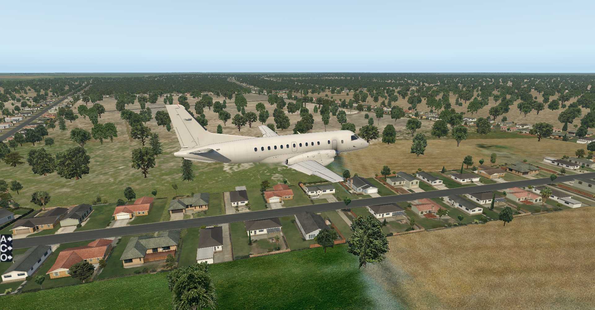 X-PLANE 11濮阳和兰考观光飞行。-7215 