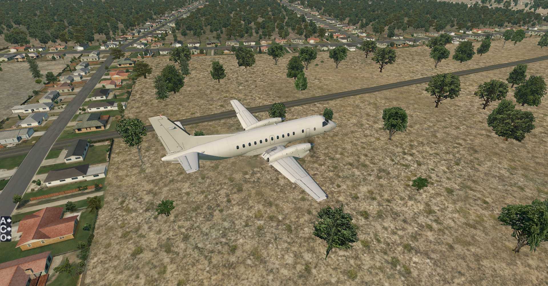 X-PLANE 11濮阳和兰考观光飞行。-2556 