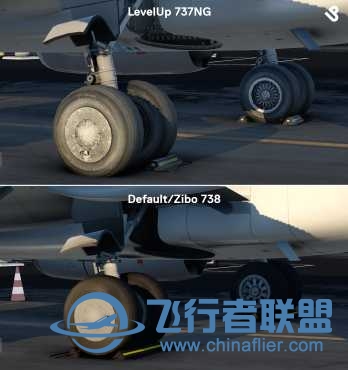 新一代免費軟體LevelUp737與zibo738簡單對比-1930 