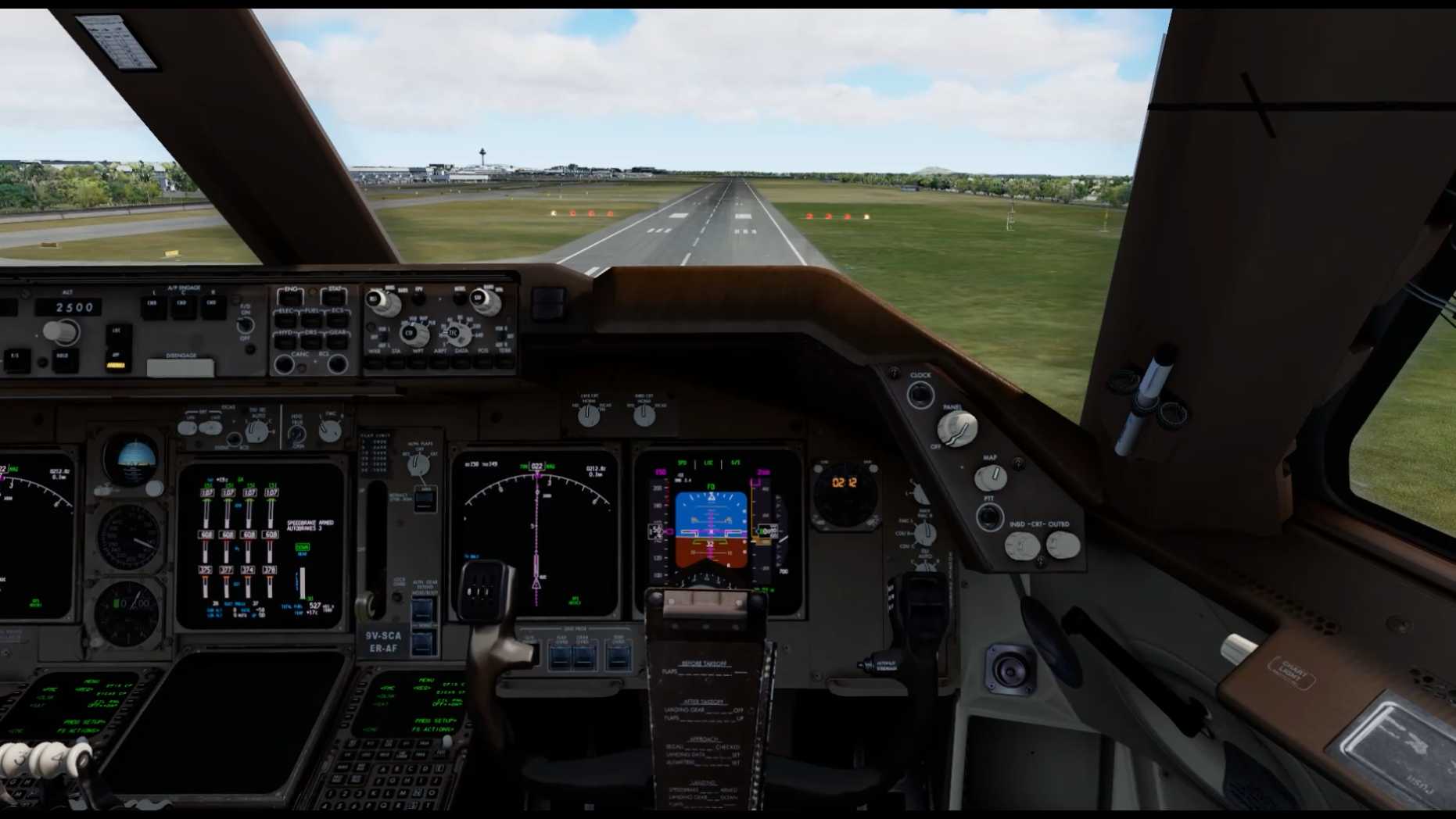 Prepar3D v5 波音747-BCF降落新加坡樟宜机场-559 