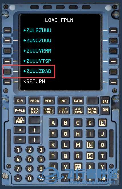 部分常规机型使用 Little NavMap 制作公司航路-2213 