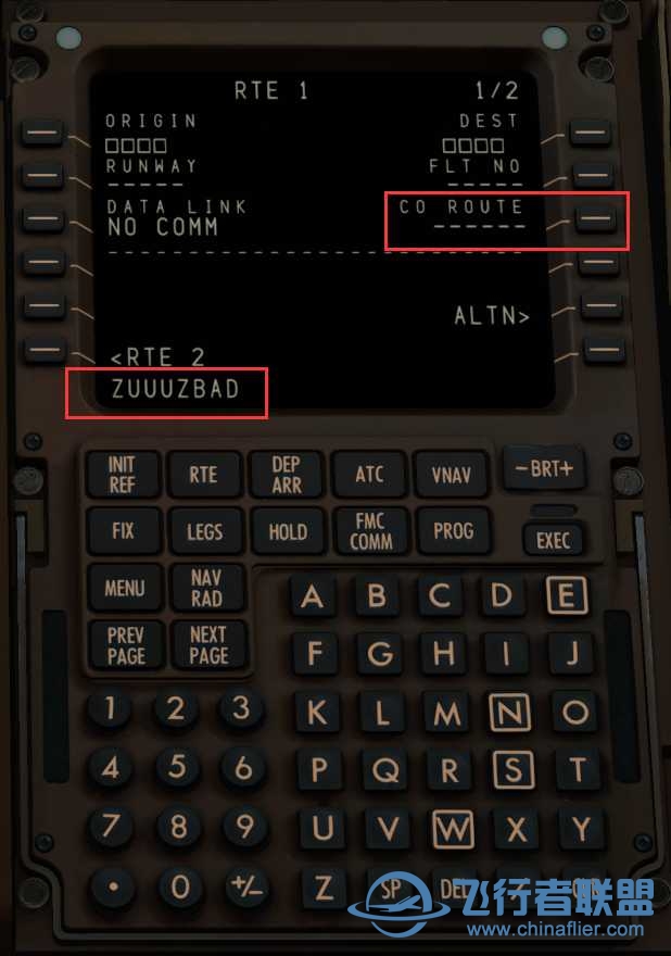 部分常规机型使用 Little NavMap 制作公司航路-6703 
