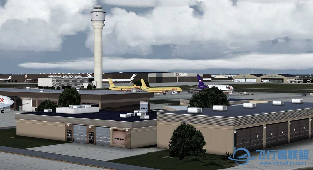 PacSim发布克利夫兰霍普金斯国际机场 P3D-7313 